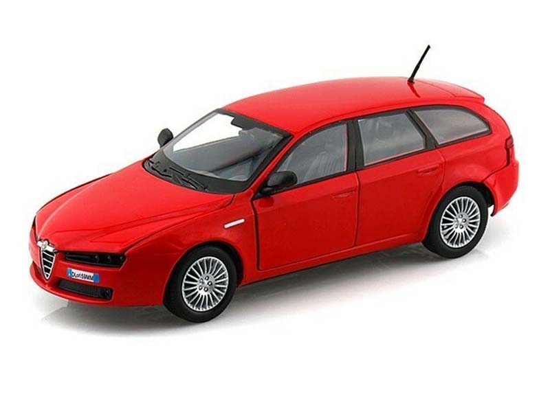 Alfa Romeo 159 SW - Red Diecast 1:24 Scale Model - Motormax 73372RD