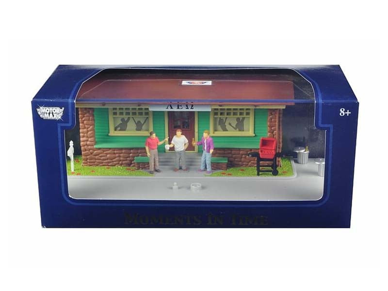 Frat House Diorama (Moments In Time) 1:43 Scale Model - Motormax 73866N