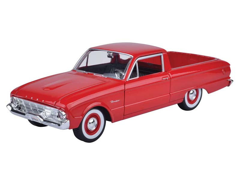 1960 Ford Ranchero Red (American Classics) Diecast 1:24 Scale Model - Motormax 79321RD