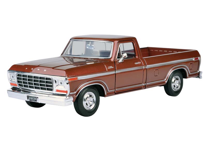 1979 Ford F-150 Pickup Truck Brown (Timeless Legends) Diecast 1:24 Model - Motormax 79346BRN