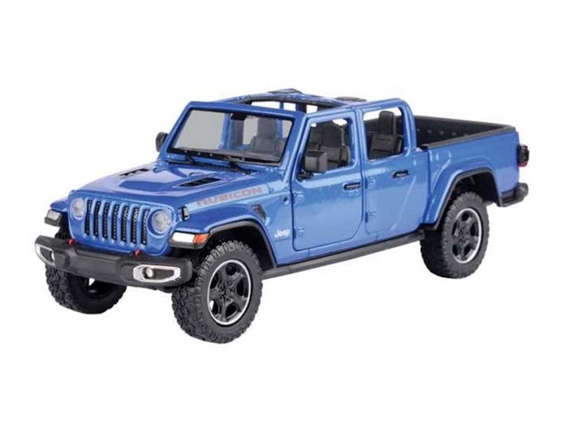 2021 Jeep Gladiator Rubicon - Open Top Pickup Truck Blue (Timeless Legends) Diecast 1:27 Model - Motormax 79370BL