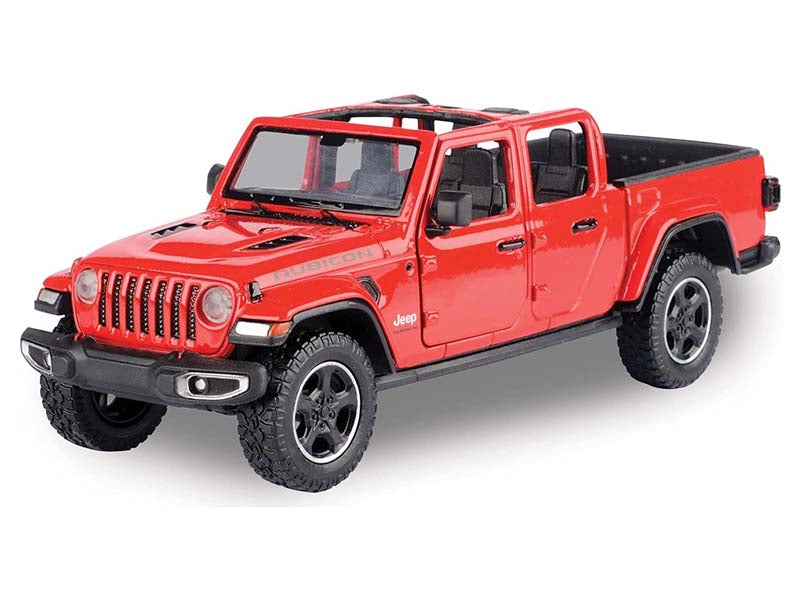 2021 Jeep Gladiator Rubicon - Open Top Pickup Truck Red (Timeless Legends) Diecast 1:27 Model - Motormax 79370RD
