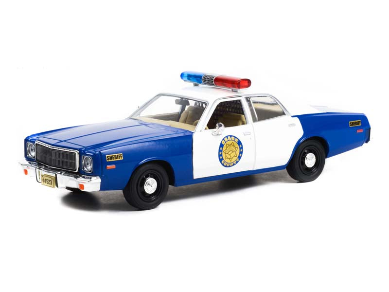 PRE-ORDER 1975 Plymouth Fury - Osage County Sheriff Diecast 1:24 Scale Model - Greenlight 84105