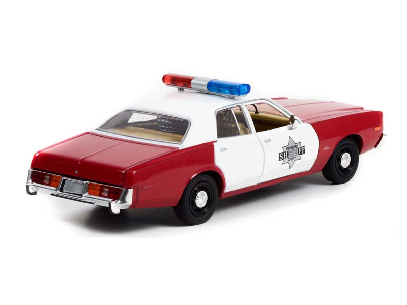1977 Dodge Monaco - Finchburg County Sheriff Diecast 1:24 Scale Model - Greenlight 84106