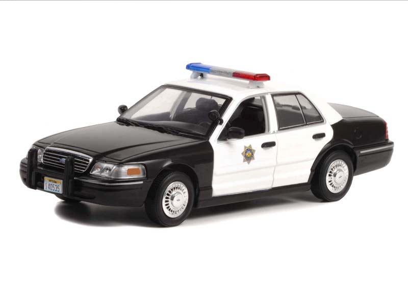 1998 Ford Crown Victoria Police Interceptor - Reno 911 Sheriff's Department (Hollywood) Series 16 Diecast 1:24 Scale Model - Greenlight 84162