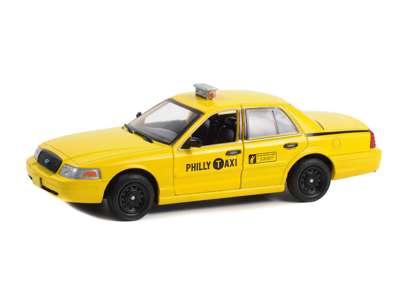 1999 Ford Crown Victoria - Creed Philly Taxi (Hollywood) Series 17 Diecast 1:24 Scale Model - Greenlight 84173