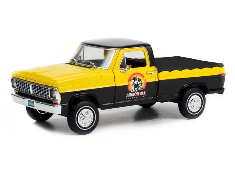 1970 Ford F-100 w/ Bed Cover - Armor All (Running On Empty) Series 5 Diecast 1:24 Scale Model - Greenlight 85063