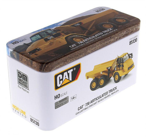 CAT Caterpillar 730 Articulated Truck (High Line Series) 1:87 HO Scale Model - Diecast Master 85130