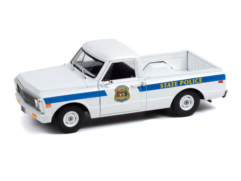 1972 Chevrolet C-10 - Delaware State Police (Hot Pursuit) Series 3 Diecast 1:24 Scale Model - Greenlight 85531