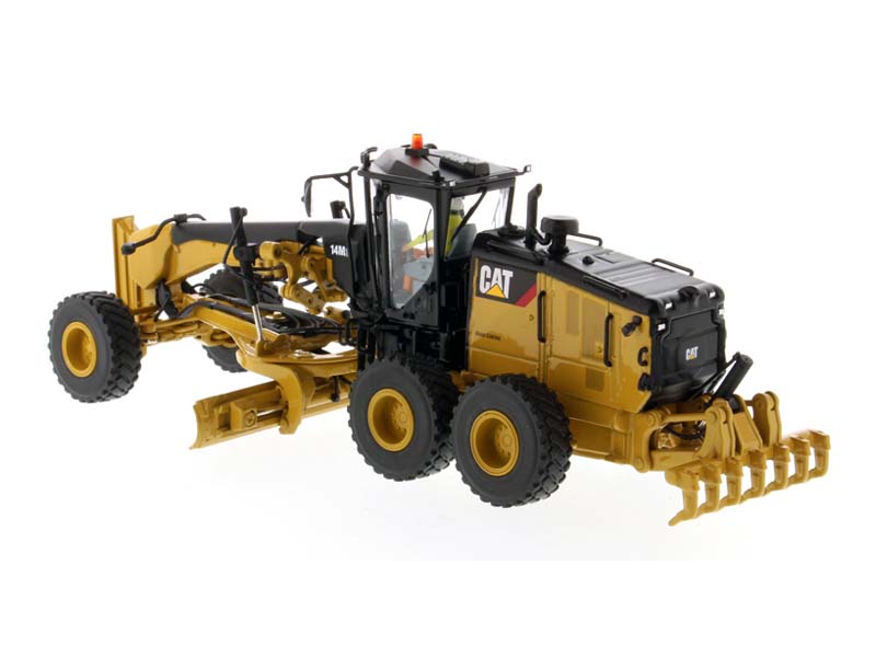 CAT Caterpillar 14M3 Motor Grader w/ Operator (High Line Series) Diecast 1:50 Scale Model - Diecast Masters 85545