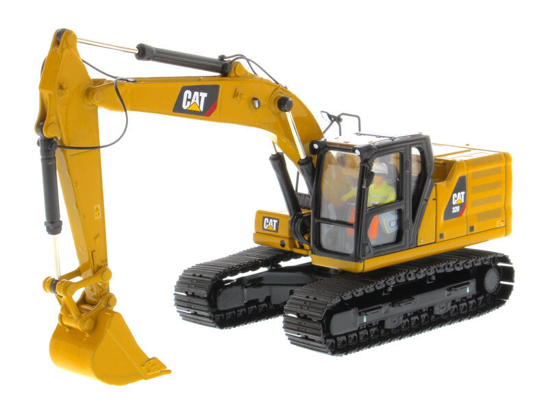 CAT Caterpillar 320 Hydraulic Excavator w/ Operator (High Line Series) 1:50 Scale Model - Diecast Masters 85569