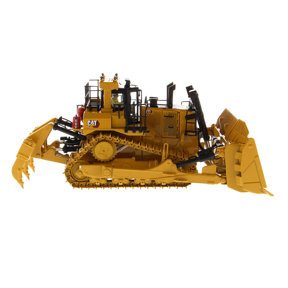 CAT Caterpillar D11 Fusion Track-Type Tractor Dozer w/ Operator (High Line Series) 1:50 Scale Model - Diecast Masters 85604