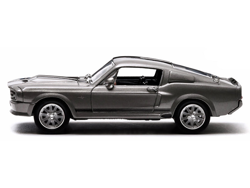 1967 Ford Mustang Custom "Eleanor" Gray Metallic "Gone in 60 Seconds" Movie 1:43 Scale Diecast Model Car - Greenlight 86411