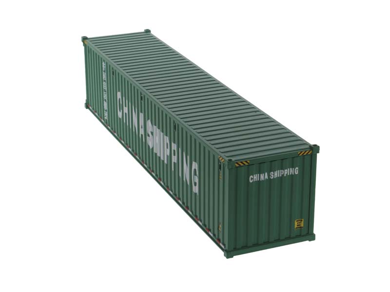 40' Dry Goods Sea Container - China Shipping Green (Transport Series) 1:50 Scale Model - Diecast Masters 91027C