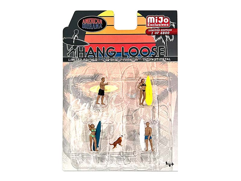Hang Loose Figure Set (MiJo Exclusives) Diecast 1:64 Scale Model - American Diorama AD76500