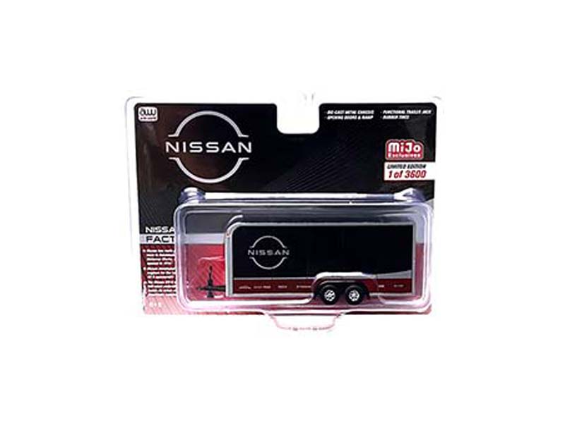 Nissan Enclosed Trailer - Limited Edition (Mijo Exclusive) 1:64 Scale Model - Auto World CP7800