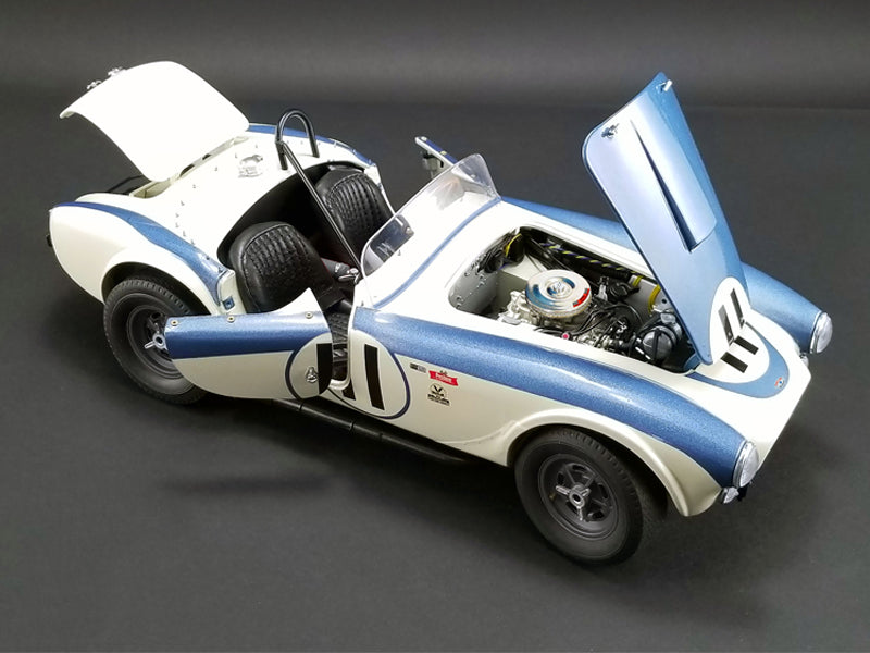1963 Shelby 289 Competition Cobra CSX2011 - #11 John Everly / 1963 Nassau, Bahamas Speed Week 1:12 Scale Diecast Model - GMP 12803