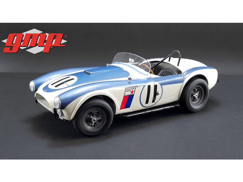 1963 Shelby 289 Competition Cobra CSX2011 - #11 John Everly / 1963 Nassau, Bahamas Speed Week 1:12 Scale Diecast Model - GMP 12803