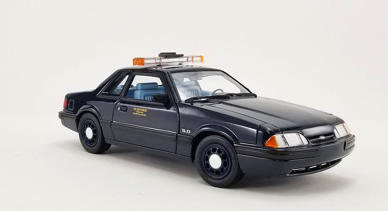 1988 Ford Mustang 5.0 SSP - U.S. Air Force U-2 Chase Car - Dragon Chaser Diecast 1:18 Scale Model Car - GMP 18975