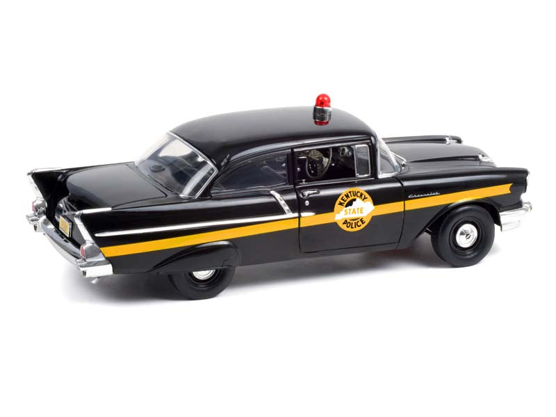 1957 Chevrolet 150 Sedan - Kentucky State Police Diecast 1:18 Scale Model Car - Highway 61 HWY18027