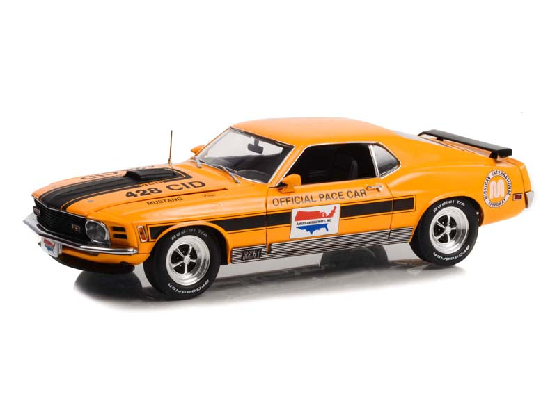 1970 Ford Mustang Mach 1 - Michigan International Speedway Official Pace Car Diecast 1:18 Scale Model Car - Highway 61 HWY18035