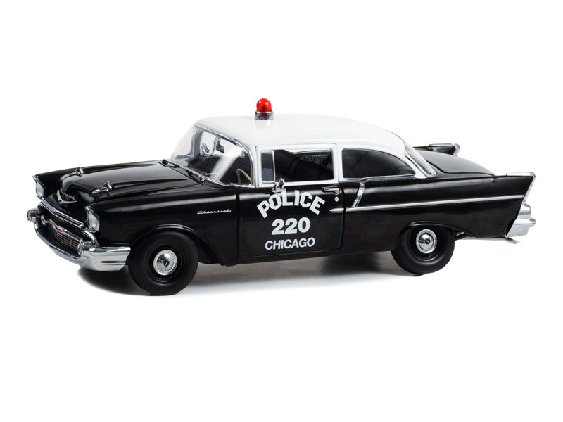 PRE-ORDER 1957 Chevrolet 150 Sedan - Chicago Police Diecast 1:18 Scale Model - Highway 61 HWY18042