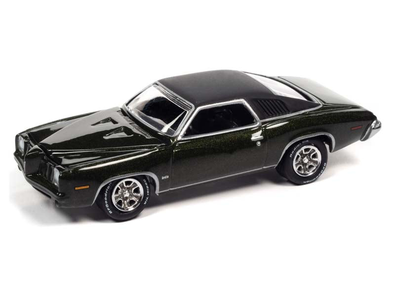 1973 Pontiac Grand Am - Golden Olive Poly (Classic Gold Collection) Diecast 1:64 Scale Model Car - Johnny Lightning JLCG026B