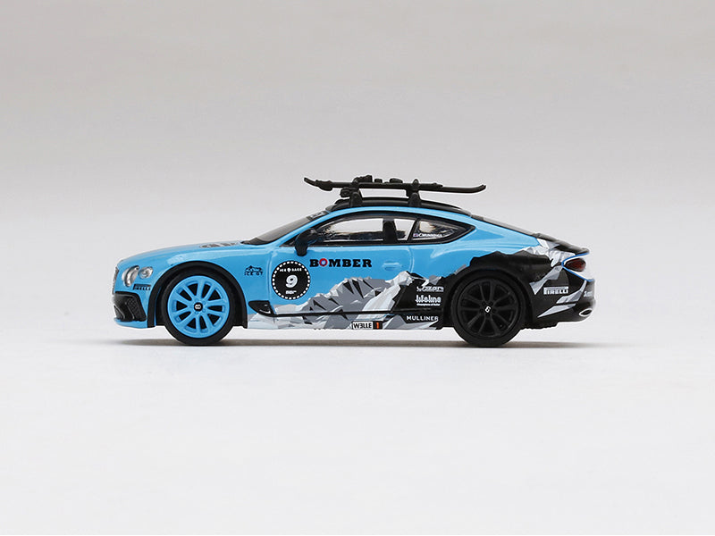 Bentley Continental GT #9 Catie Munnings GP Ice Race Limited to 1800 pcs (MINI GT) 1:64 Diecast Model Car - True Scale Miniatures MGT00247
