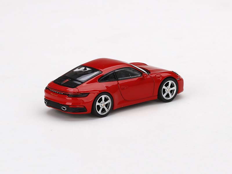 Porsche 911 (992) Carrera S - Guards Red (Mini GT) Diecast 1:64 Model - True Scale Miniatures MGT00283