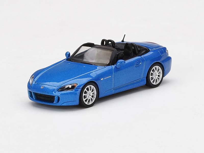 Honda S2000 (AP2) Laguna Blue Pearl (Mini GT) Diecast 1:64 Scale Model Car - TSM MGT00287