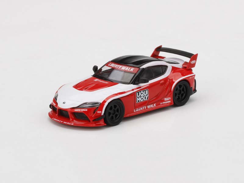 LB★WORKS Toyota GR Supra Liqui Moly (MiJo Exclusive) Diecast 1:64 Scale Model - True Scale Miniatures MGT00290