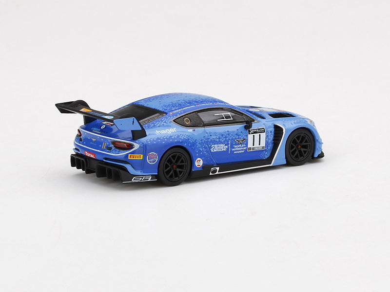 Bentley Continental GT3 #11 2020 Total 24 Hrs of Spa Limited Edition (Mini GT) Diecast 1:64 Scale Model - True Scale Miniatures MGT00335