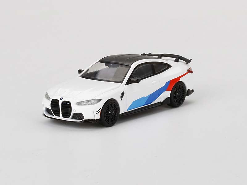 BMW M4 M-Performance (G82) - Alpine White (Mini GT) Diecast 1:64 Model Car - True Scale Miniatures MGT00346