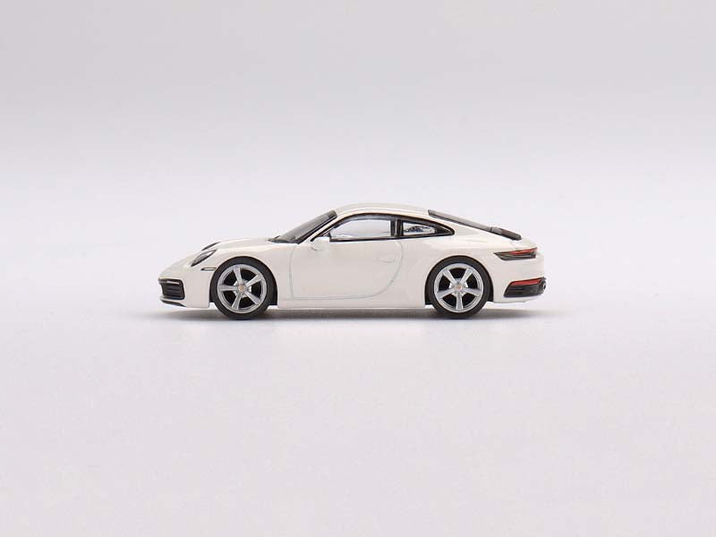 Porsche 911 (992) Carrera S White (Mini GT) Diecast 1:64 Scale Model - True Scale Miniatures MGT00380
