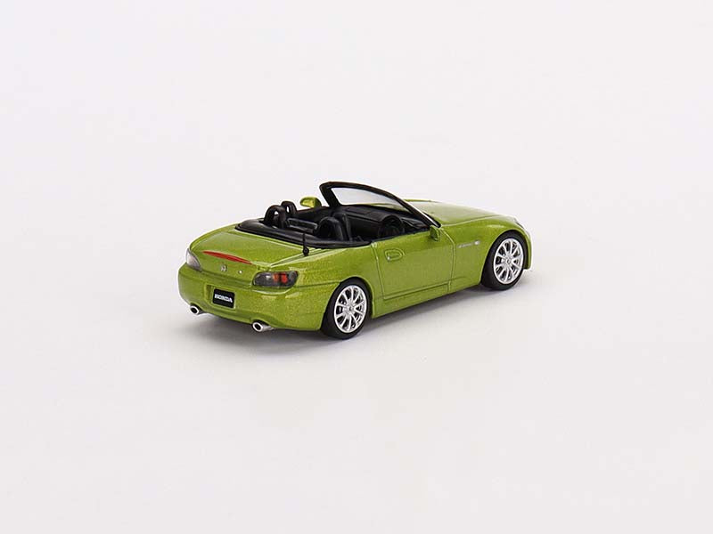 Honda S2000 (AP2) - Lime Green Metallic (Mini GT) Diecast 1:64 Scale Model Car - TSM MGT00396