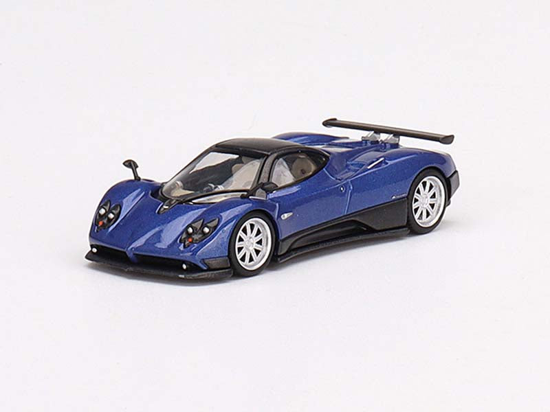 Pagani Zonda F Blu Argentina (Mini GT) Diecast 1:64 Scale Model - TSM MGT00408
