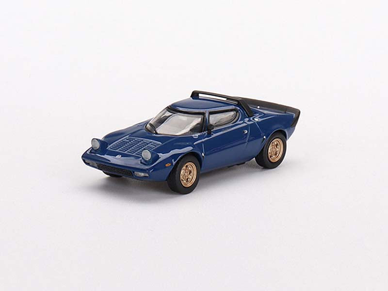 Lancia Stratos HF Stradale Bleu Vincennes (Mini GT) Diecast 1:64 Scale Model - TSM MGT00411