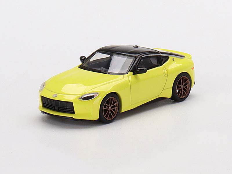 Nissan Z Proto Spec 2023 Ikazuchi Yellow (Mini GT) Diecast 1:64 Scale Model - TSM MGT00415