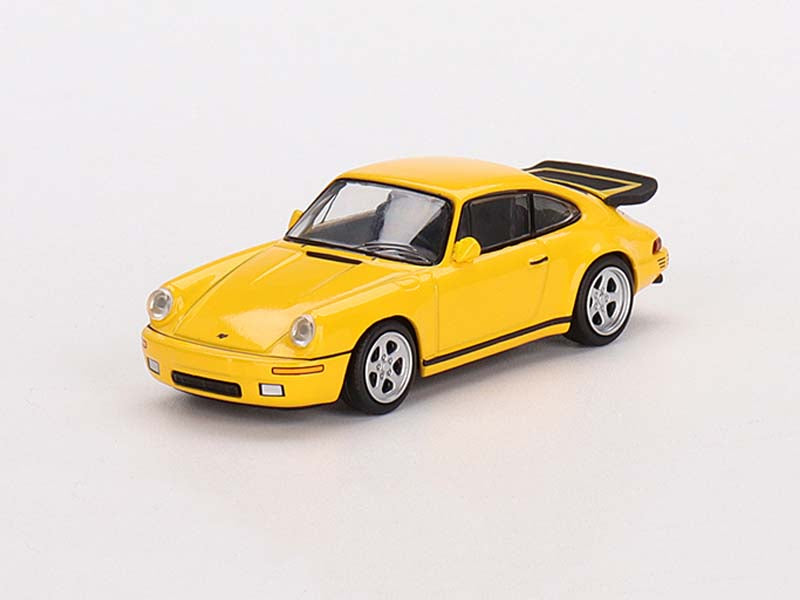 1987 Porsche RUF CTR Blossom Yellow (Mini GT) Diecast 1:64 Scale Model - TSM MGT00419