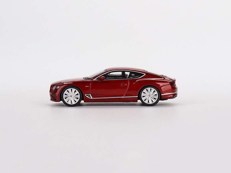 2022 Bentley Continental GT Speed Candy Red (Mini GT) Diecast 1:64 Scale Model - True Scale Miniatures MGT00420