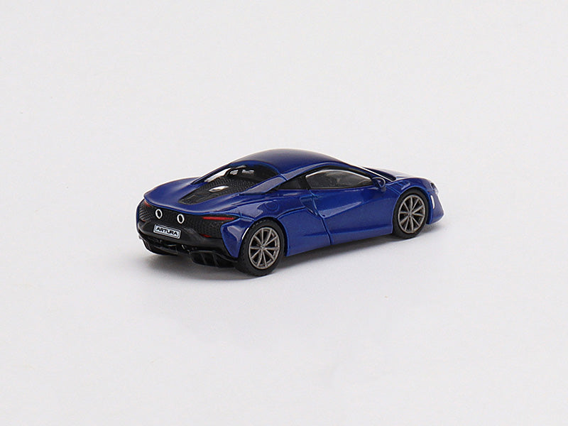 McLaren Artura Volcano Blue (Mini GT) Diecast 1:64 Model - True Scale Miniatures MGT00430