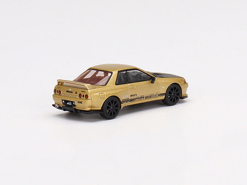 Japan Exclusive Nissan Skyline GT-R VR32 Top Secret Gold – RHD (Mini GT) Diecast 1:64 Model - True Scale Miniatures MGT00431