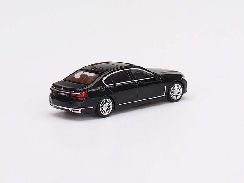 BMW 750Li xDrive Black Sapphire (Mini GT) Diecast 1:64 Model - True Scale Miniatures MGT00436