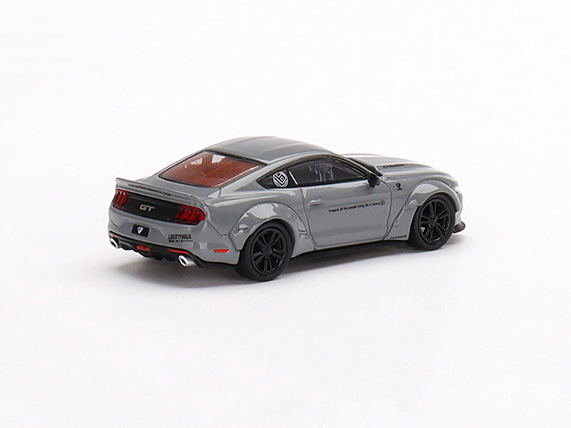 Ford Mustang GT LB-Works Grey - MiJo Exclusive (Mini GT) Diecast 1:64 Scale Model - TSM MGT00470