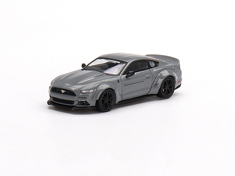 Ford Mustang GT LB-Works Grey - MiJo Exclusive (Mini GT) Diecast 1:64 Scale Model - TSM MGT00470