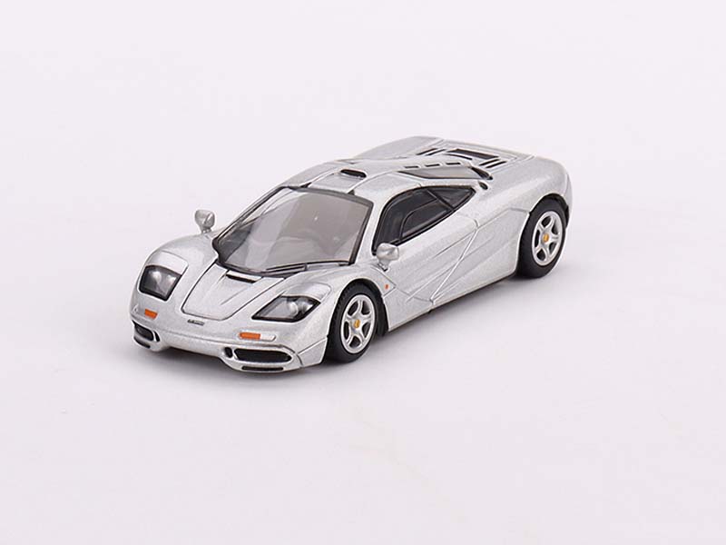 PRE-ORDER McLaren F1 Magnesium Silver (Mini GT) Diecast 1:64 Scale Model - TSM MGT00555