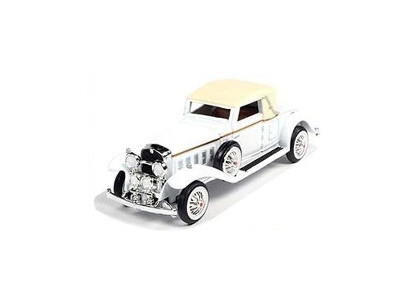 1931 Cadillac Cabriolet White w/ Cream Top Limited to 2400 pcs Worldwide 1:64 Diecast Model Car - Racing Champions RCCP1008